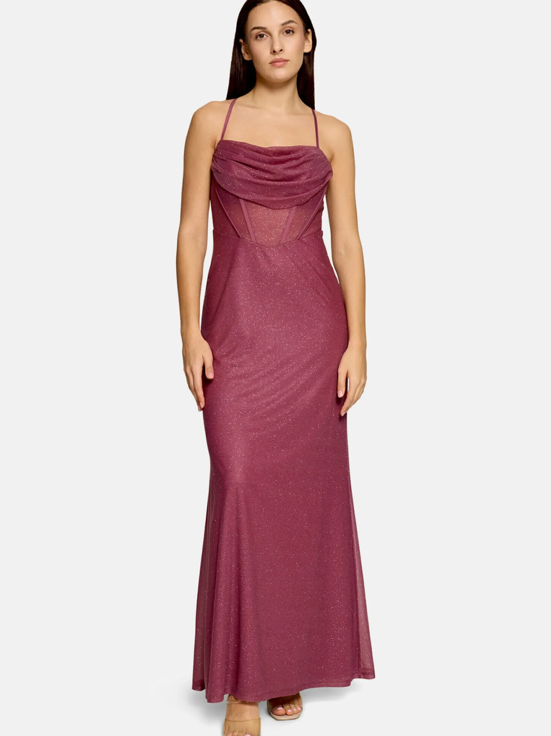 Vera Mont Damen Abendkleid in himbeer pink