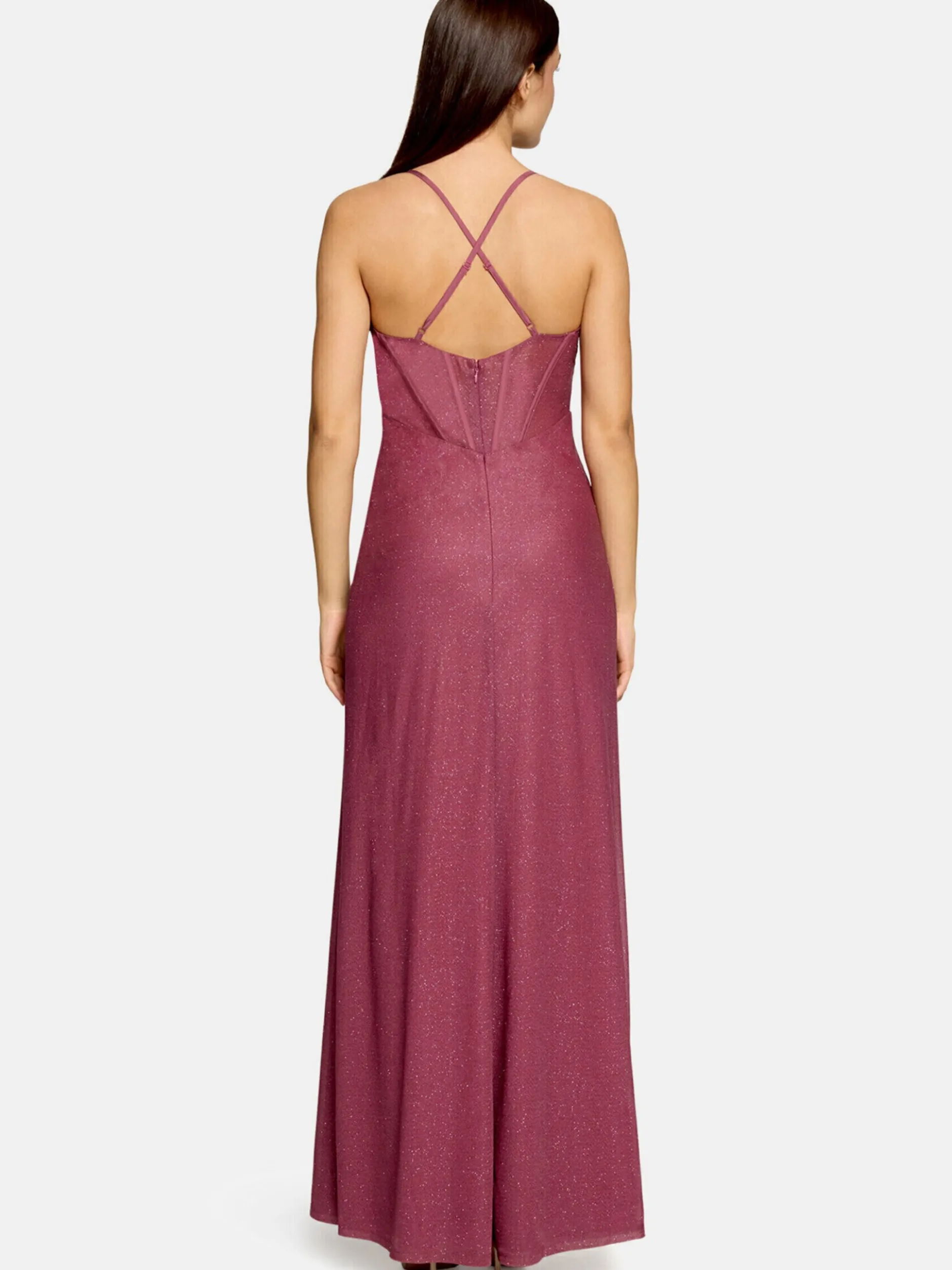 Vera Mont Damen Abendkleid in himbeer pink