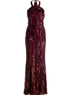 Vera Mont Damen Abendkleid in bordeaux