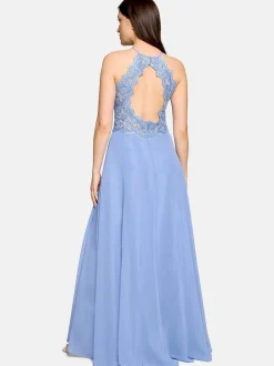Vera Mont Damen Abendkleid in hellblau
