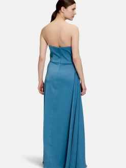 Vera Mont Damen Abendkleid in blau