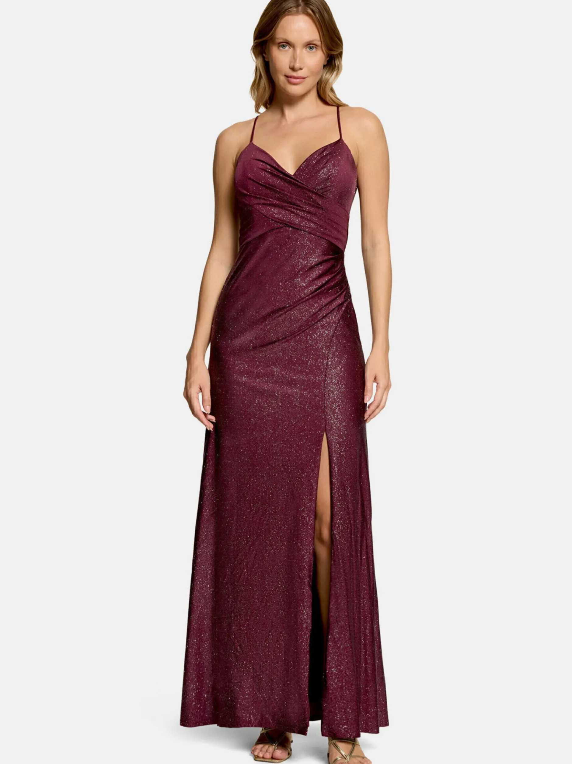 Vera Mont Damen Abendkleid in mehrfarbig