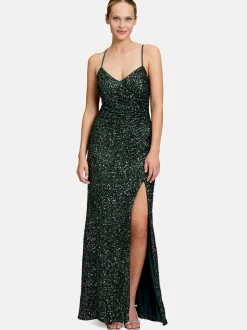 Vera Mont Damen Abendkleid in grün