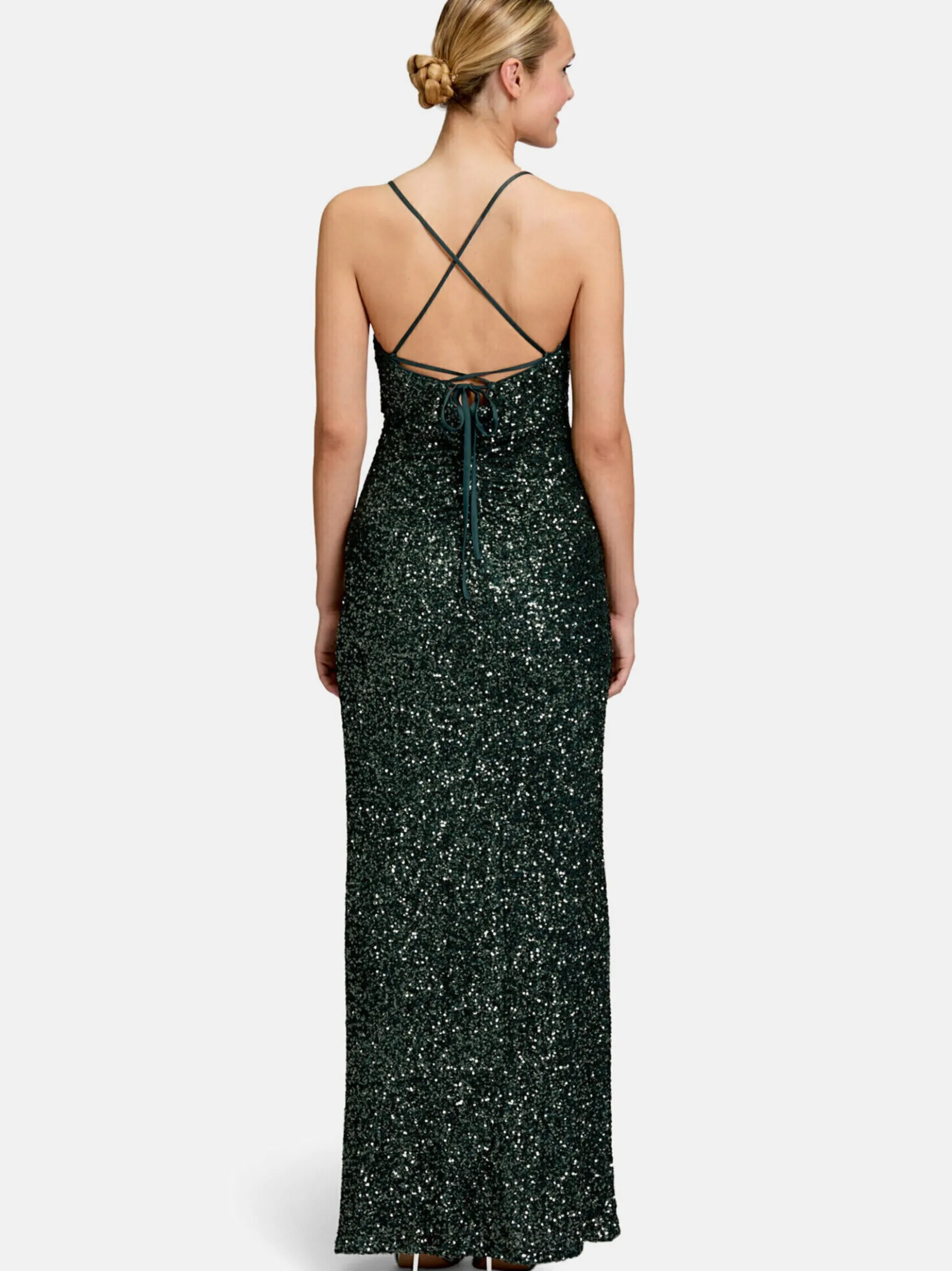 Vera Mont Damen Abendkleid in grün