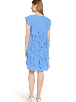 Vera Mont Damen Abendkleid in blau - Länge: mittel
