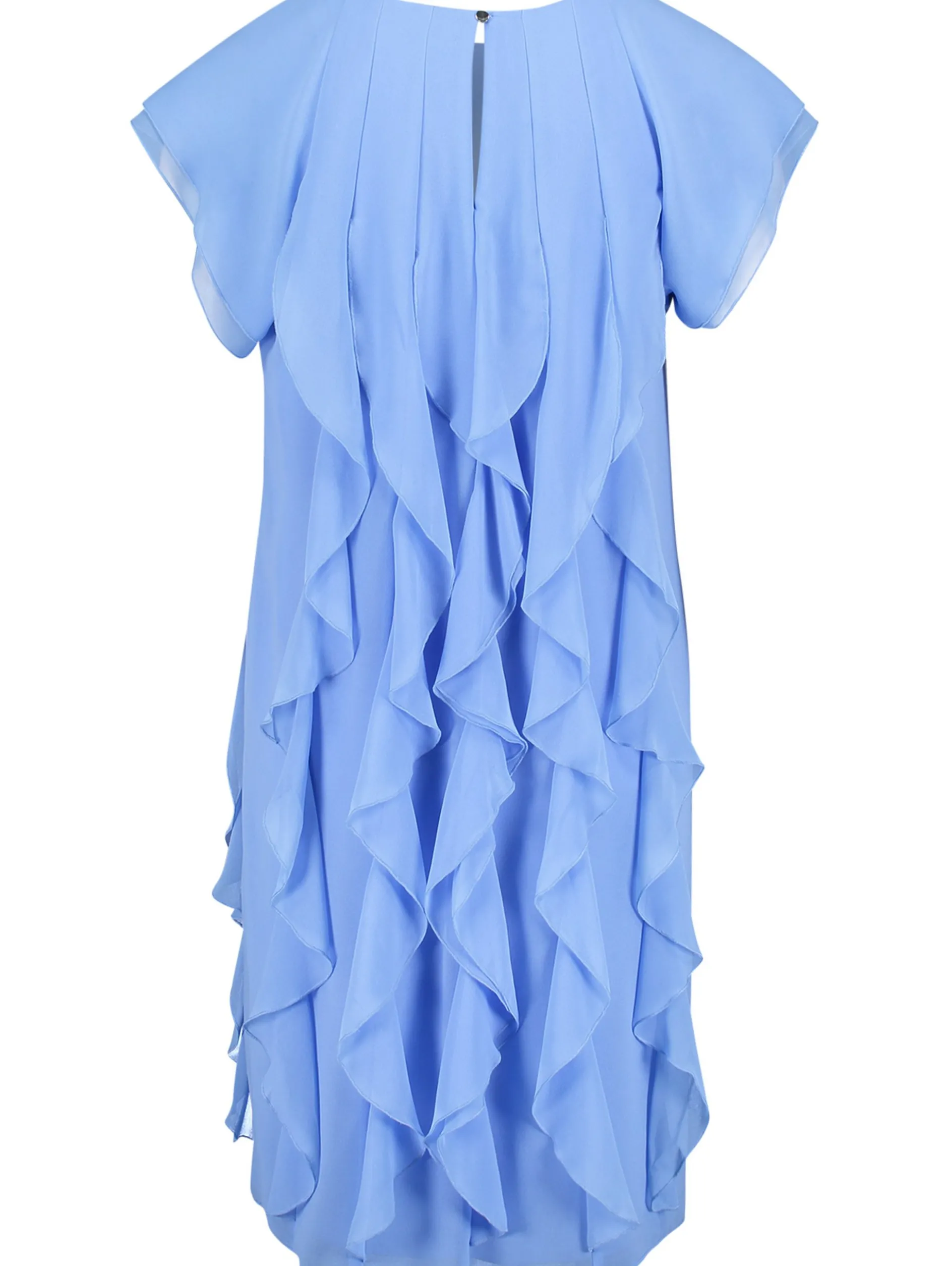 Vera Mont Damen Abendkleid in blau - Länge: mittel