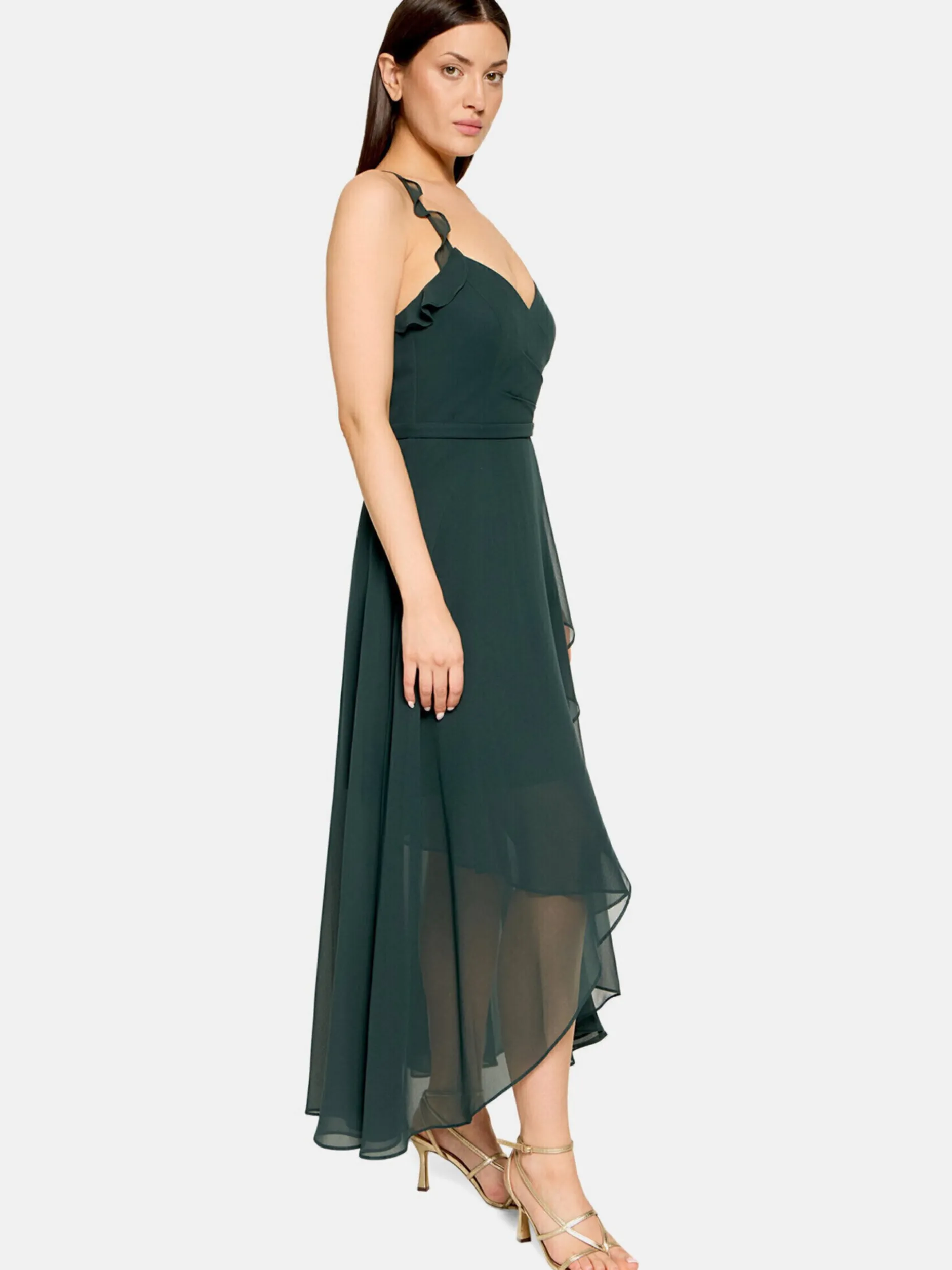 Vera Mont Damen Abendkleid in grün