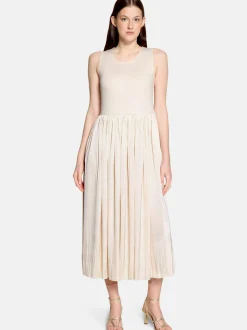 Vera Mont Damen Basic-Kleid in weiß