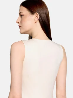 Vera Mont Damen Basic-Kleid in weiß
