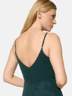 Vera Mont Damen Chiffonkleid in grün