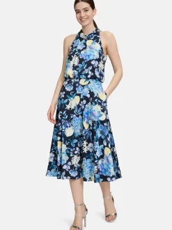 Vera Mont Damen Cocktailkleid in blau