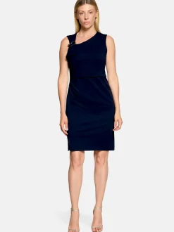 Vera Mont Damen Cocktailkleid in marine blau