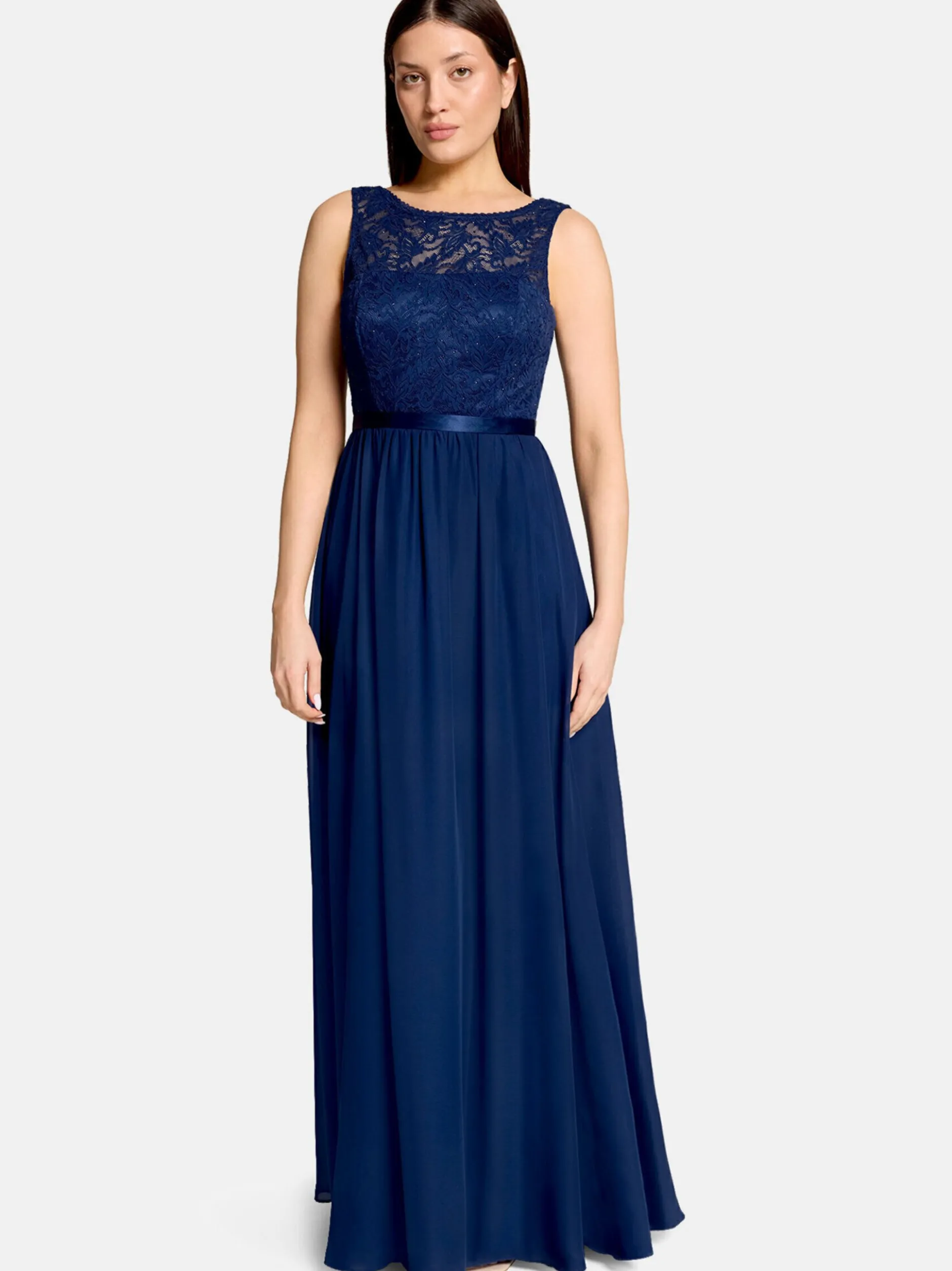 Vera Mont Damen Cocktailkleid in marine blau