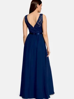 Vera Mont Damen Cocktailkleid in marine blau
