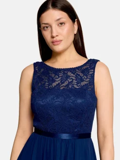 Vera Mont Damen Cocktailkleid in marine blau