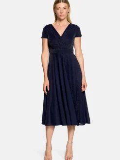 Vera Mont Damen Cocktailkleid in marine blau