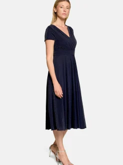 Vera Mont Damen Cocktailkleid in marine blau