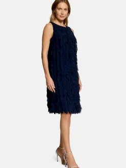 Vera Mont Damen Cocktailkleid in marine blau