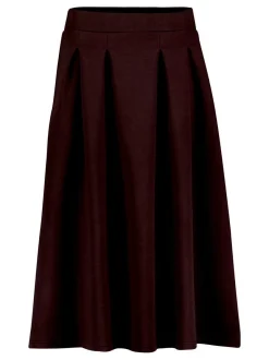 Vera Mont Damen Midirock in braun