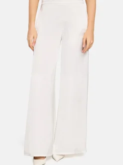 Vera Mont Damen Modern fit Hose in weiß
