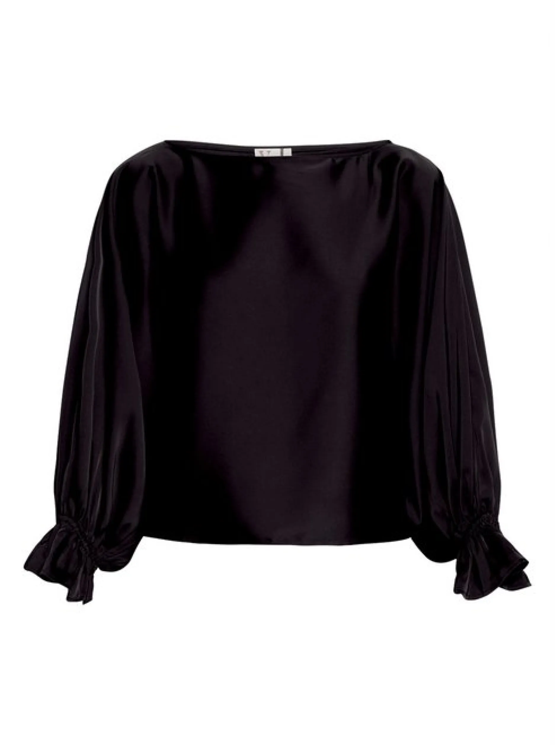 Vera Mont Damen Satin-Bluse in schwarz
