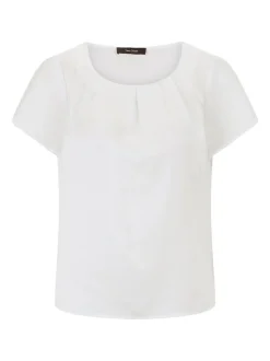 Vera Mont Damen Satin-Bluse in weiß