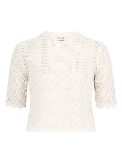 Vera Mont Damen Strickjacke in weiß
