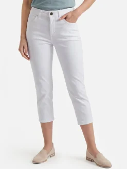 VG Damen Caprihose in weiß - Länge: verkürzt