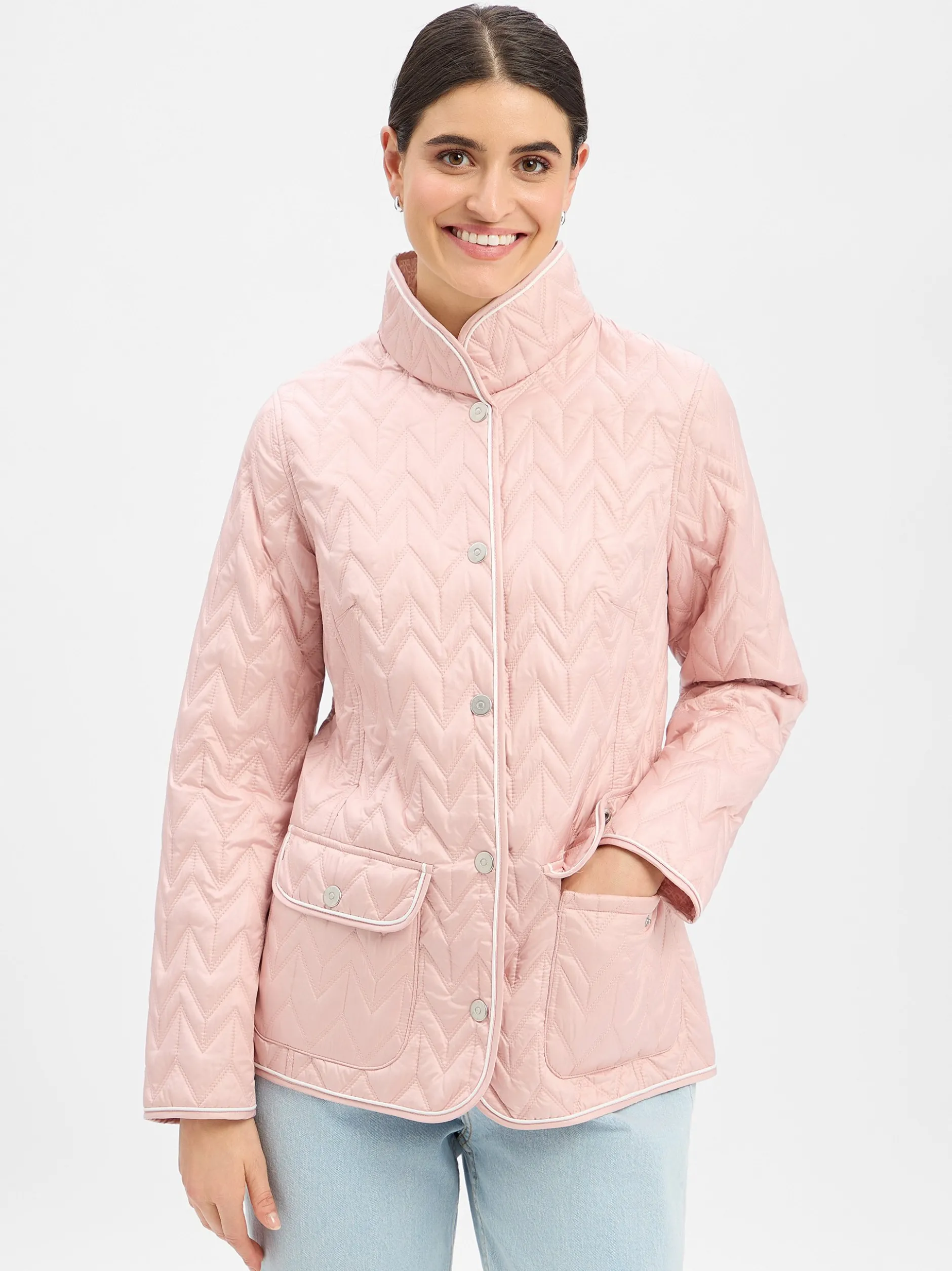 VG Damen Wendejacke in altrosa weiß