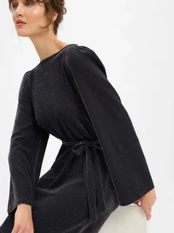 Vila Damen Cocktailkleid - VIEleinas in schwarz