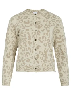 Vila Damen Strickjacke - Mayas in beige taupe