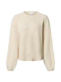 Vila Damen Strickpullover - VISapna in beige