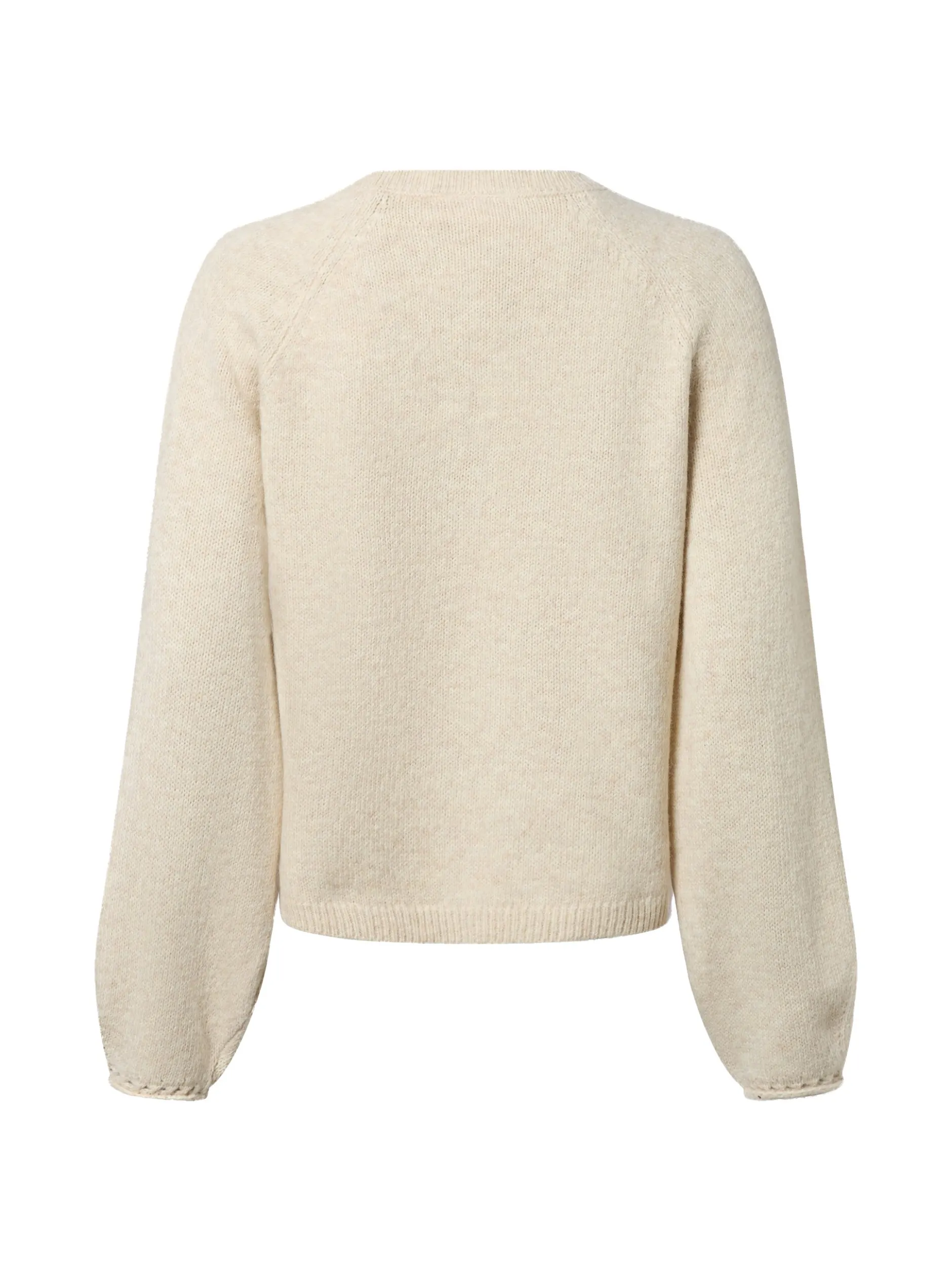 Vila Damen Strickpullover - VISapna in beige