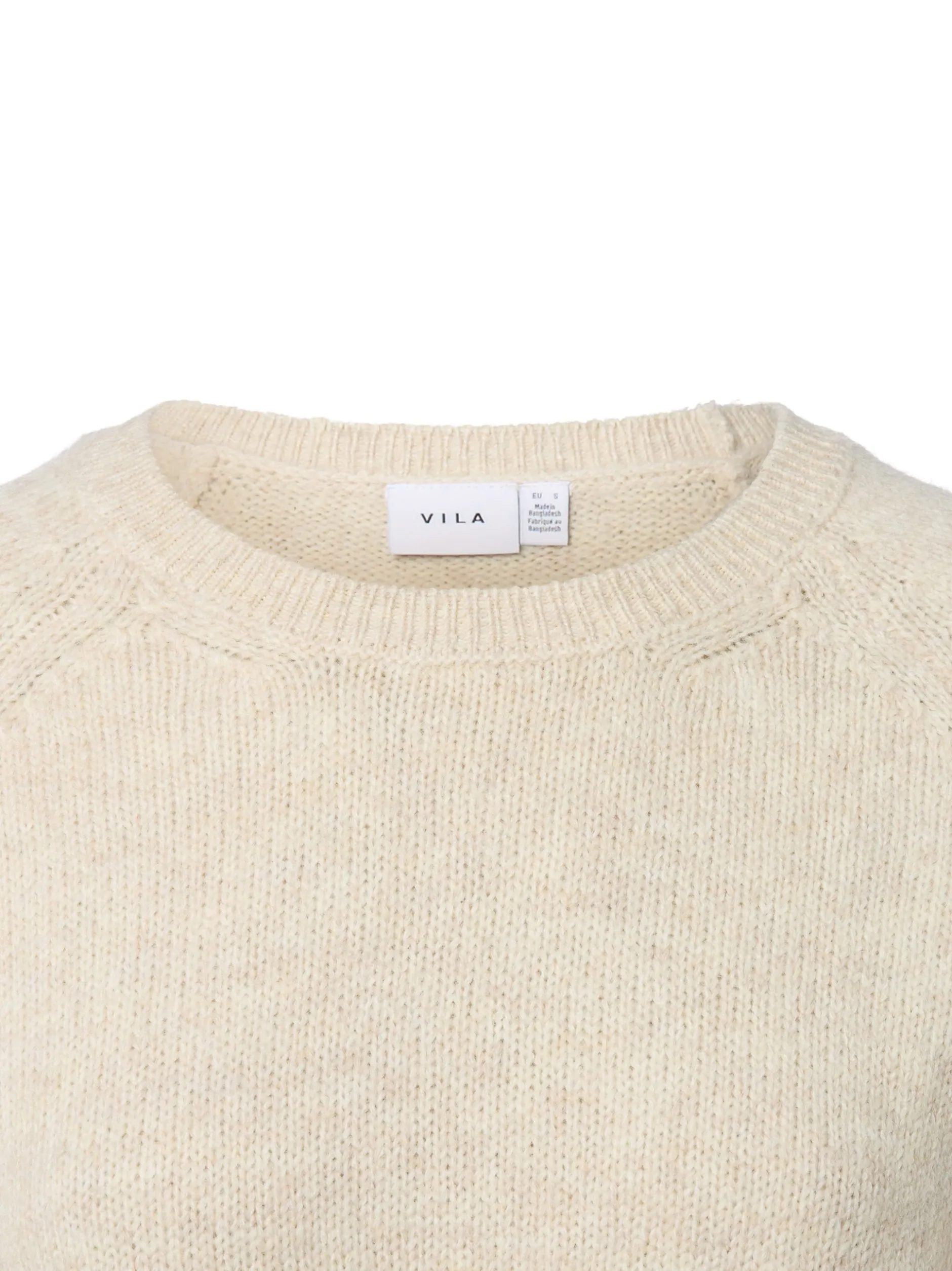 Vila Damen Strickpullover - VISapna in beige