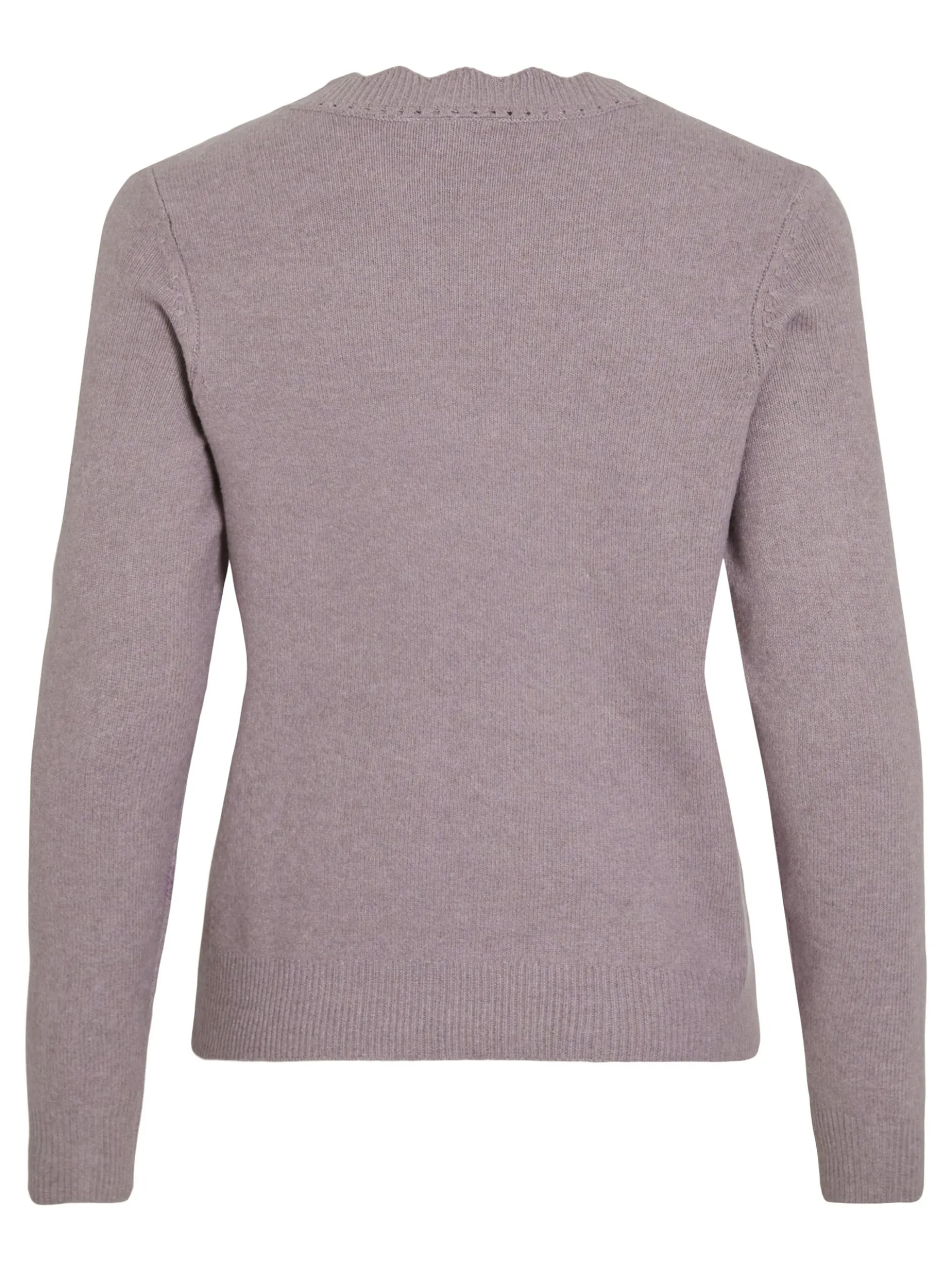 Vila Damen Strickpullover - VINikolina in altrosa