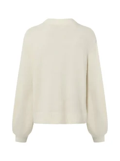 Vila Damen Strickpullover - VIGreni in ecru mehrfarbig