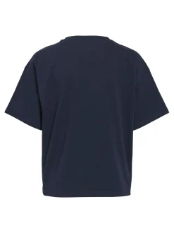 Vila Damen T-Shirt - Monie in marine - Ärmel: kurzarm