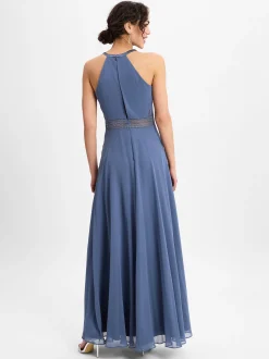 VM Damen Abendkleid in hellblau - Ärmel: ohne Arm