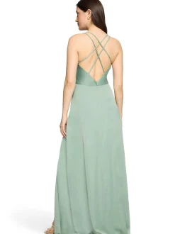 VM Damen Abendkleid in lind - Ausschnitt: V-Ausschnitt