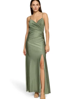 VM Damen Abendkleid in schilf - Ausschnitt: Cache-Coeur