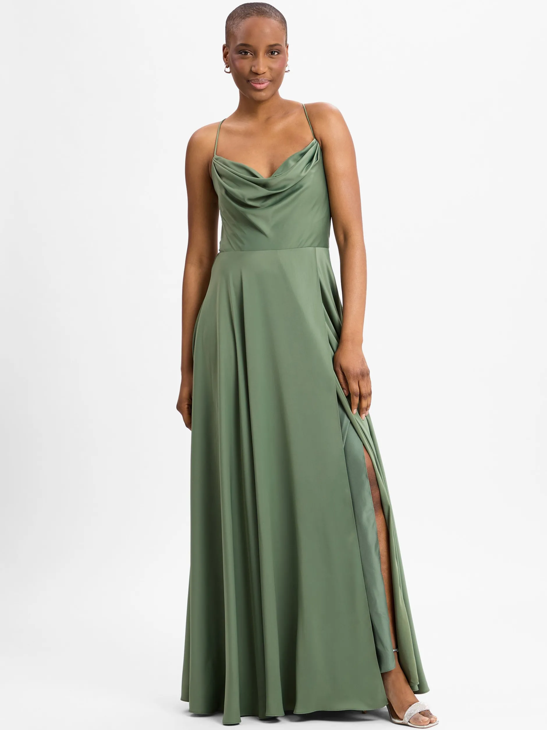 VM Damen Abendkleid in schilf - Ärmel: ohne Arm