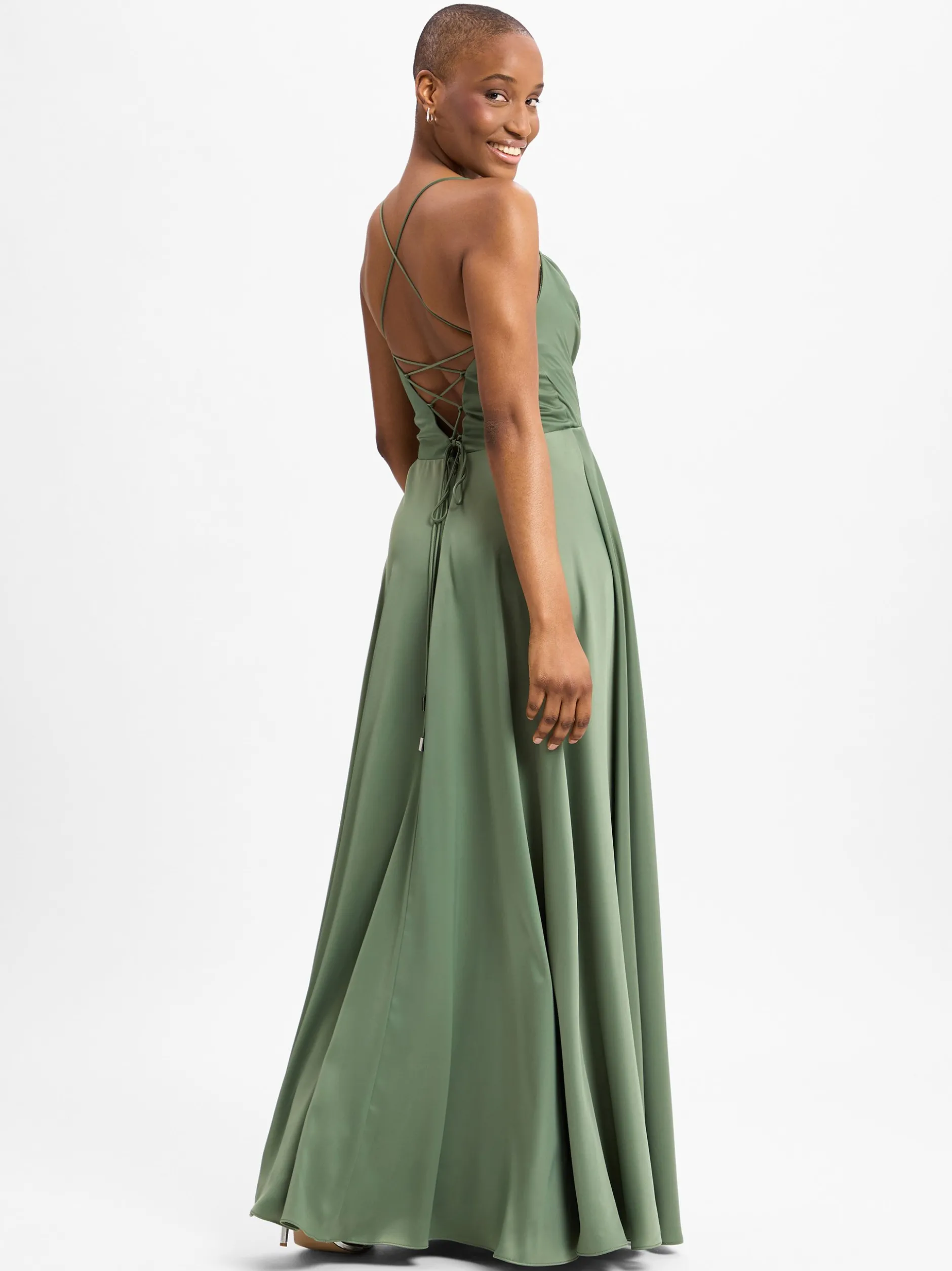 VM Damen Abendkleid in schilf - Ärmel: ohne Arm