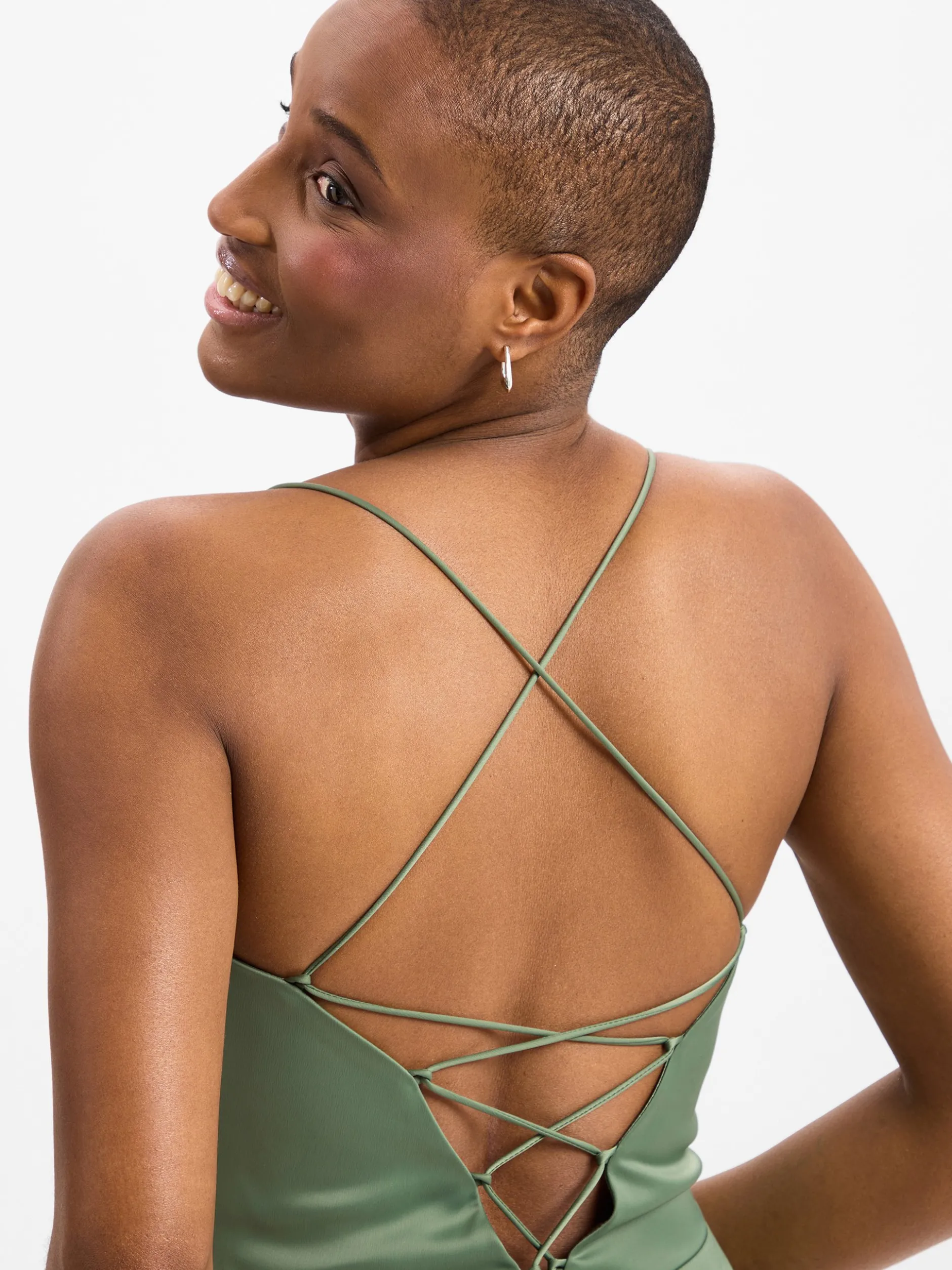 VM Damen Abendkleid in schilf - Ärmel: ohne Arm