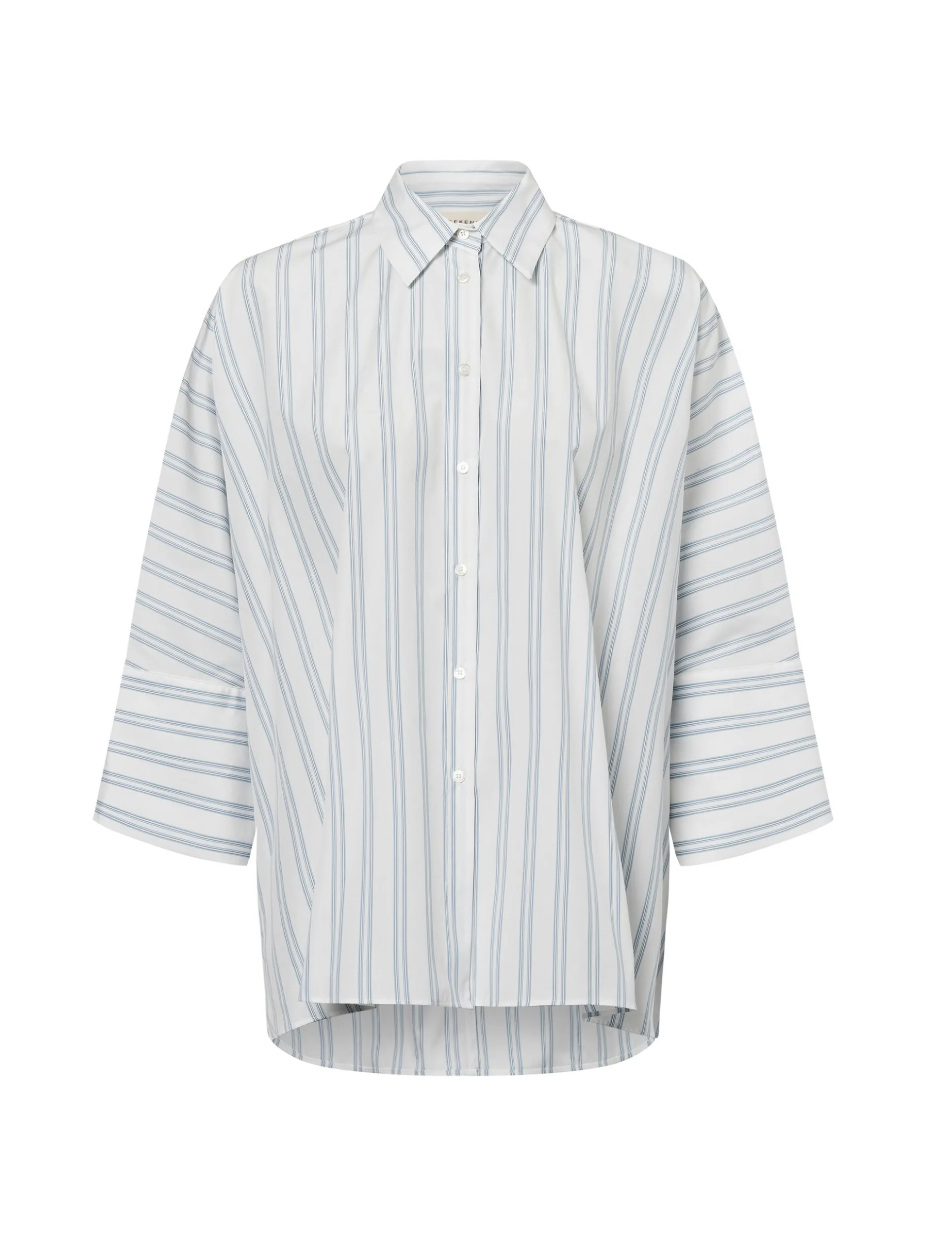 Weekend Max Mara Damen Hemdbluse - Hudson in weiß hellblau