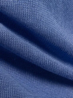 Weekend Max Mara Damen Strickpullover aus Leinen - Maglia in hellblau