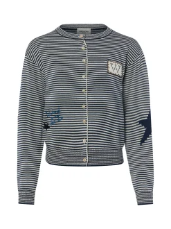 Weekend Max Mara Damen Strickjacke in marine weiß