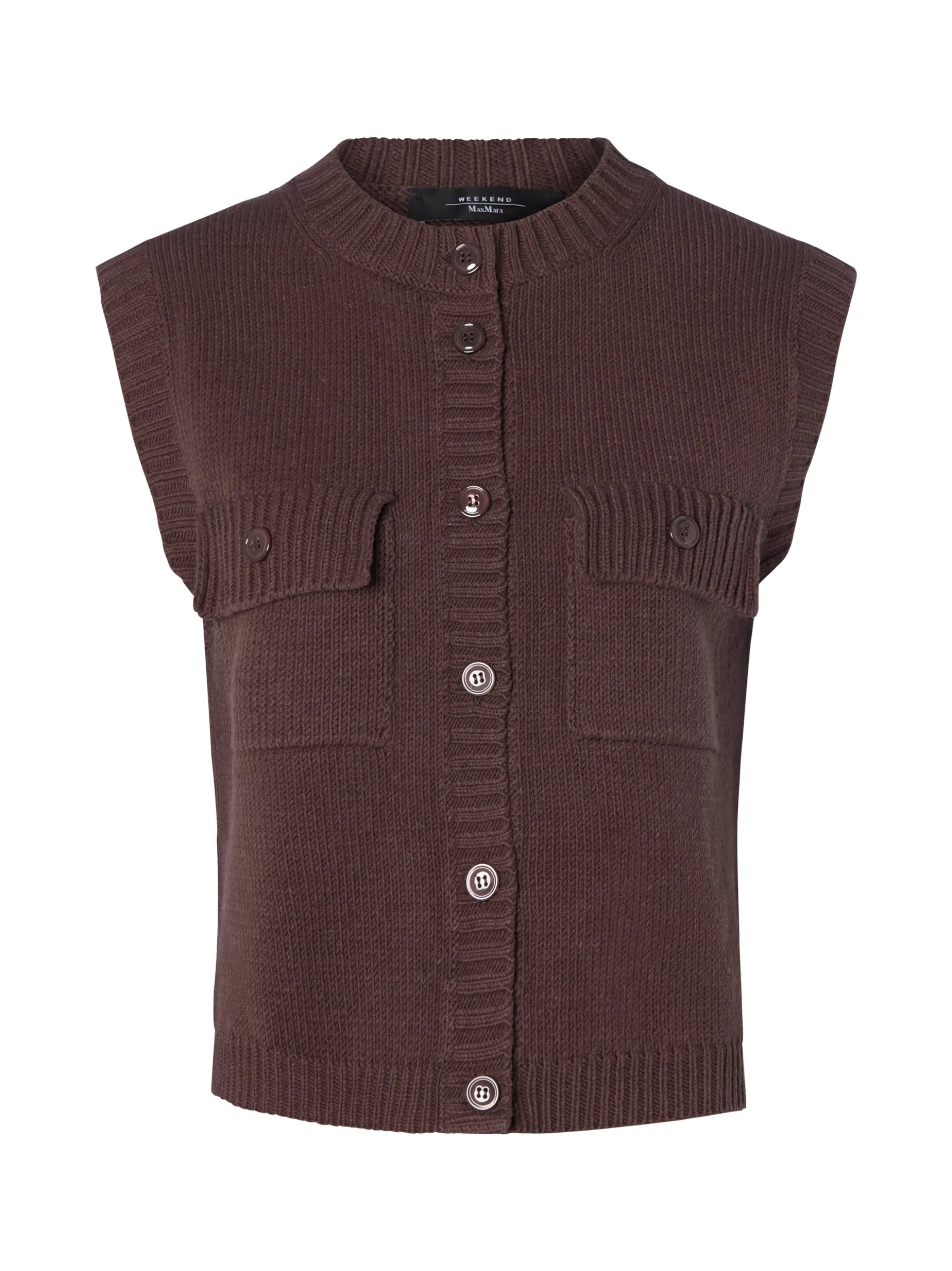 Weekend Max Mara Damen Strickweste - Caprara in schoko