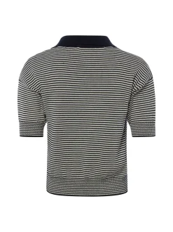 Weekend Max Mara Damen Strickshirt in marine weiß