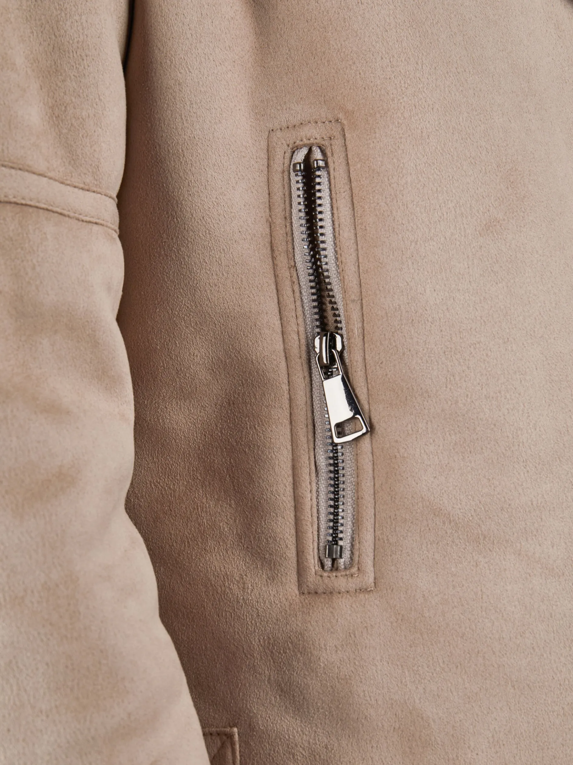 White Label Damen Bikerjacke in taupe