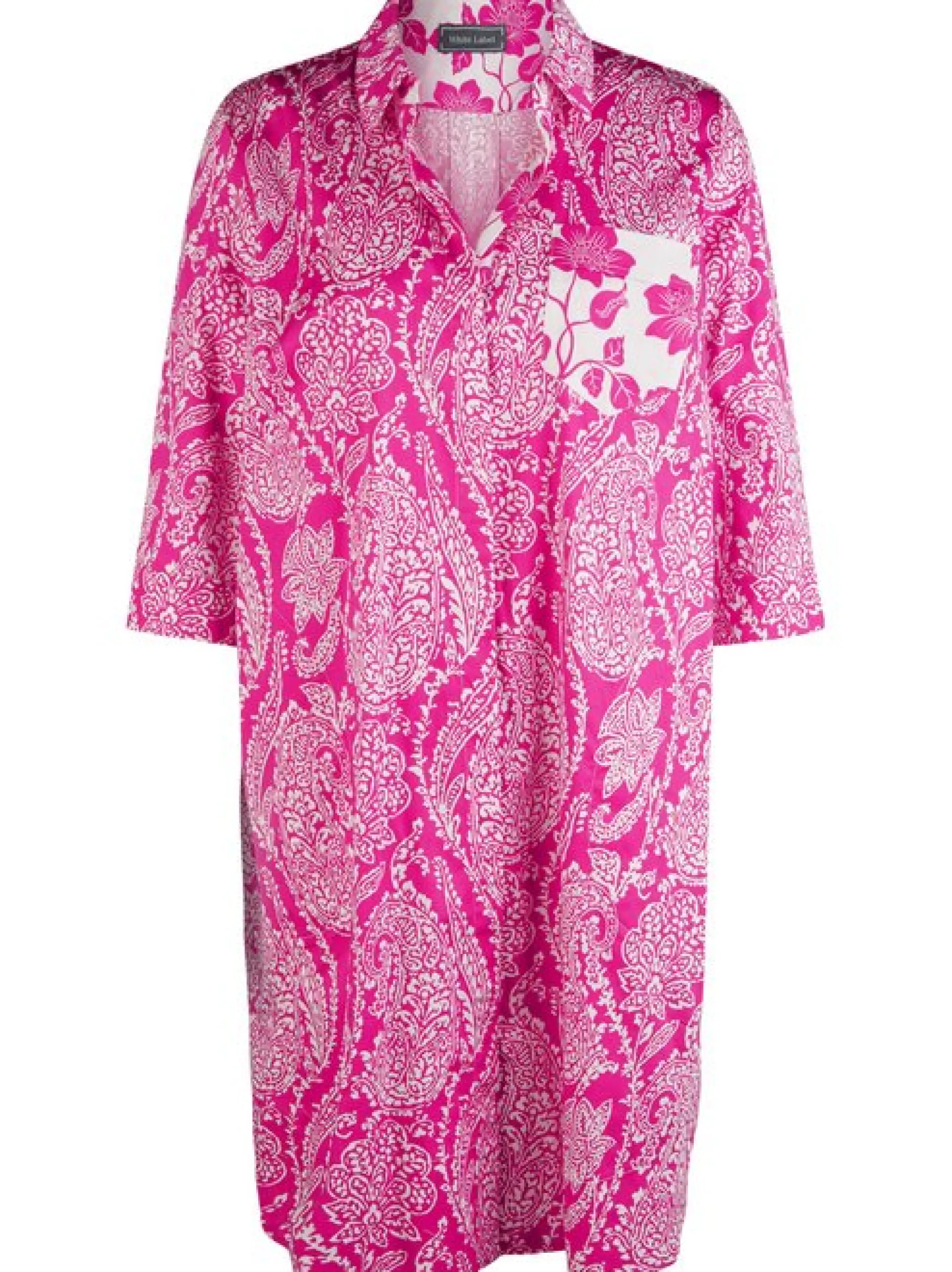 White Label Damen Hemdblusenkleid in rosa